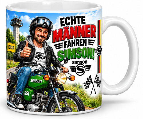 Motivtasse echte männer - motivtasse:,