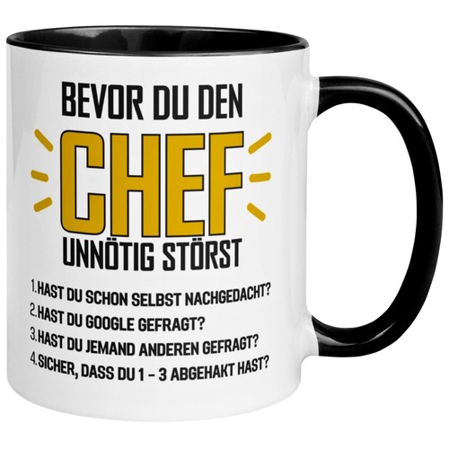 Tasse chef bevor - tasse, du