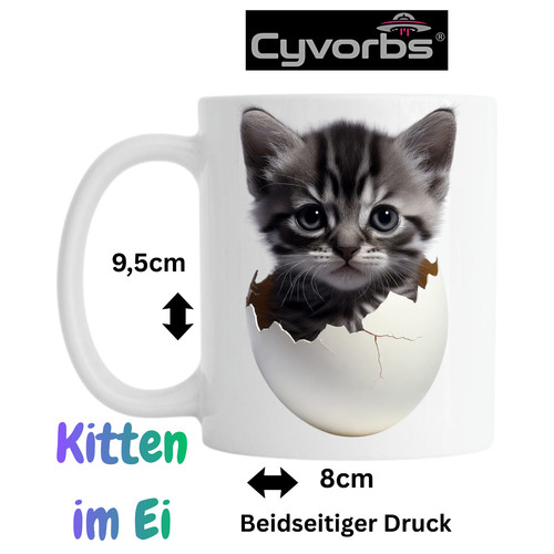 Kaffeetasse katze kitten ei - im,