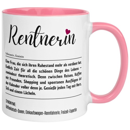 Tasse rente frau - tasse,