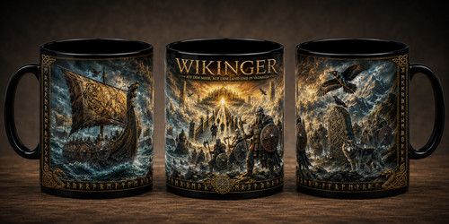Wikinger auf dem weg nach - weg,