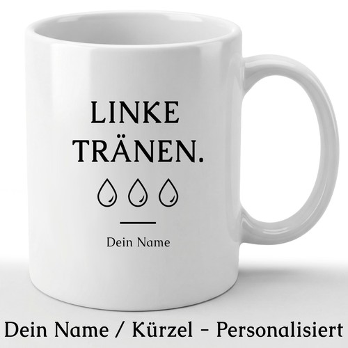Linke tränen tasse - linke,