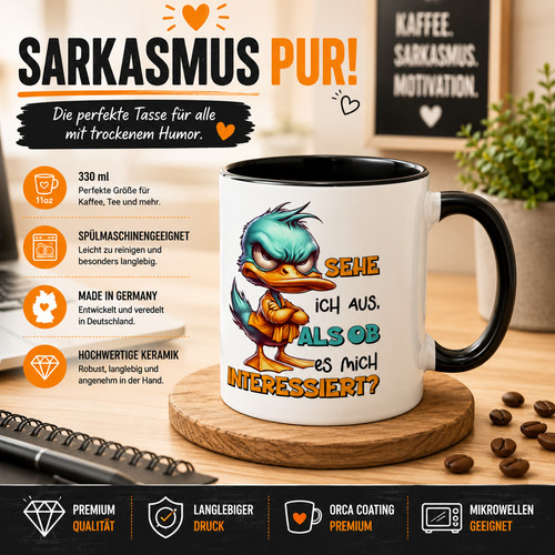 Sarkasmus tasse ente lustige - sarkasmus,
