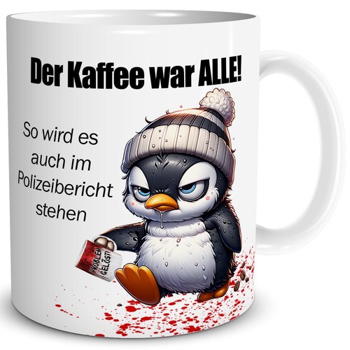 Pinguin tasse kaffee war alle - tasse,