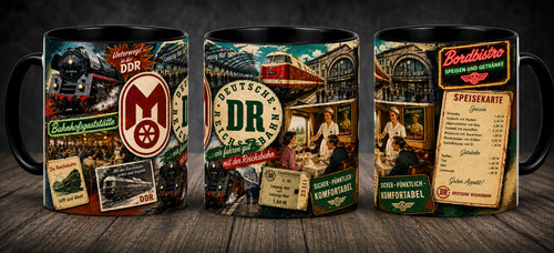 Ddr tasse schwarz - ddr,