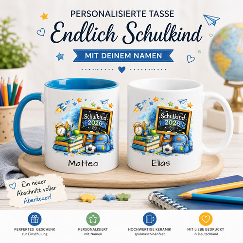 Schulkind 2026 tasse - schulkind,