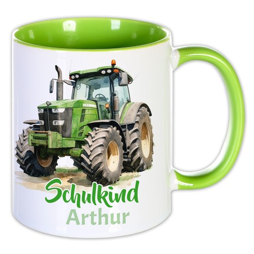 Tasse schulkind traktor - schulkind,