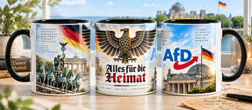 Afd tasse heimat werte - afd,