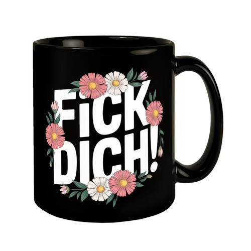 Fick dich blumensprache - dich, tasse