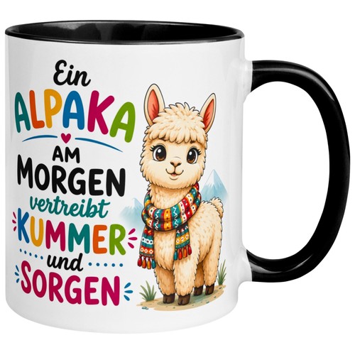 Tasse alpaka ein - alpaka, „ein