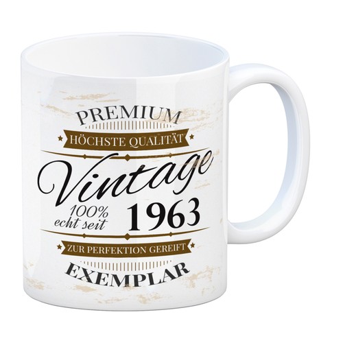 Vintage tasse 100 echt seit - tasse, 100%