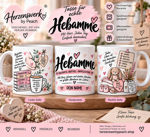 Tasse für hebamme - tasse,